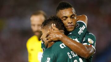 Miguel &Aacute;ngel Borja, jugador de Palmeiras