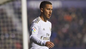 Eden Hazard durante el Levante-Real Madrid.