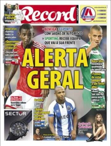 Portadas de la prensa deportiva