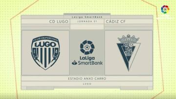 Resumen y goles del Lugo - Cádiz de LaLiga SmartBank