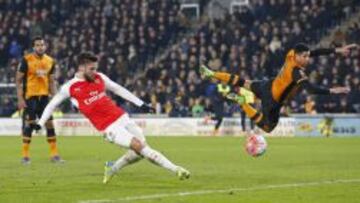 Giroud marcó els egundo gol ante el Hull City.