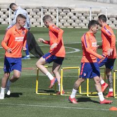 El Atlético de Madrid vuelve a entrenarse tras la eliminación
