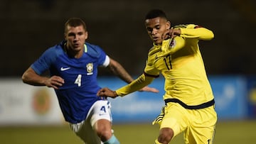 Luis Díaz con la Selección Colombia sub-20