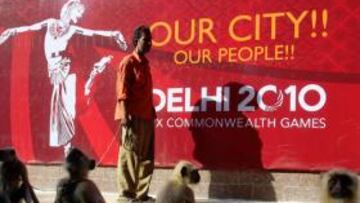 Monos entrenados para proteger a los atletas en los Juegos de la Commonwealth