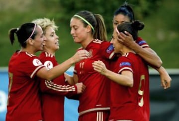 Spain's women book Euros place with 13-0 win over Montenegro