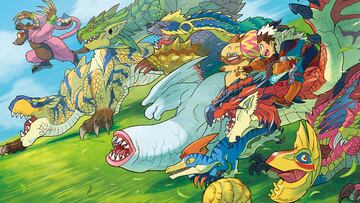Ilustraci¨®n - Monster Hunter Stories (3DS)