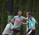 Cristiano y Meireles vuelven a entrenarse con el grupo