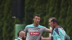 Cristiano y Meireles vuelven a entrenarse con el grupo