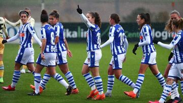 Eizagirre celebra su gol con la Real ante el Espanyol. 