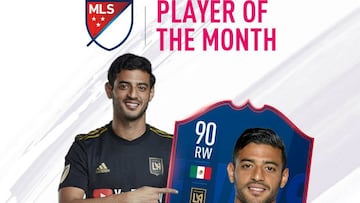 El delantero mexicano fue electo como el Mejor Jugador del Mes por segunda ocasión consecutiva en la MLS. Vela colaboró con cinco goles y dos asistencias en abril.