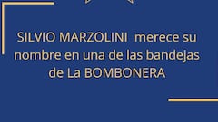Proponen que una de las tribunas de La Bombonera se llame "Silvio Marzolini"