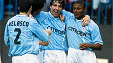 <b>IMPORTANTE VICTORIA.</b> El triunfo en el Calderón fue el sexto de la temporada lejos de Balaídos para el Celta.