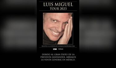 Luis Miguel boletos: Adelantan venta general para conciertos en México