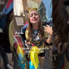 Aficionada explota en llanto por no poder conocer a Federico Viñas y darle un regalo