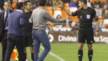 Gil Manzano reflejó incidentes en el túnel de vestuarios