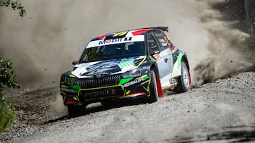 Nicolás Fuchs marcó el ritmo del día 2 del Rally de Quillón