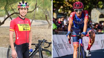 Las ciclistas españolas Sara Martín y Ane Santesteban.
