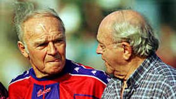 <b>KUBALA MARCÓ UNA ÉPOCA.</b> Junto a Alfredo Di Stéfano, con él en la imagen, Kubala marcó una época entre los 50 y los 60 en el fútbol español.