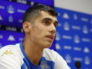 Diego Villares durante la rueda de prensa.