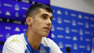 Diego Villares durante la rueda de prensa.