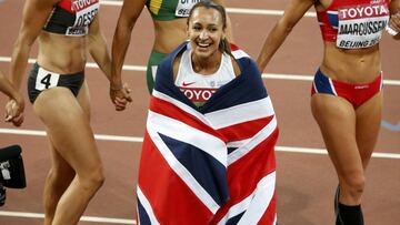 La brit&aacute;nica Jessica Ennis-Hill, tras vencer en los Mundiales del pasado a&ntilde;o en Pek&iacute;n. 