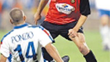 Luis García marcó el gol triunfal.