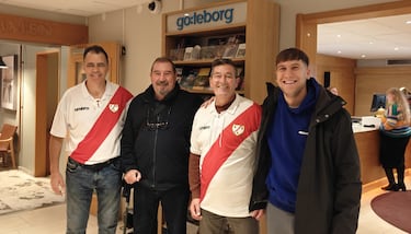 Torcedores do Rayo Vallecano em viagem