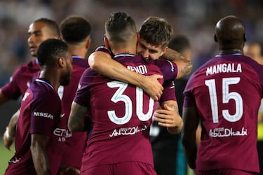 Man City romp to 4 - 1 friendly ICC win over Real Madrid