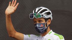 Egan Bernal, ciclista colombiano del INEOS, habl&oacute; luego de la etapa 9 de La Vuelta a Espa&ntilde;a 2021, en la que perdi&oacute; tiempo con respecto a Roglic.