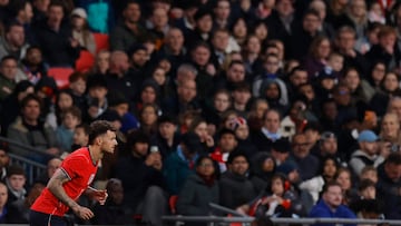 White, who hadn’t played for the Three Lions since March 2022, had an eventful first game back against Uruguay at Wembley.