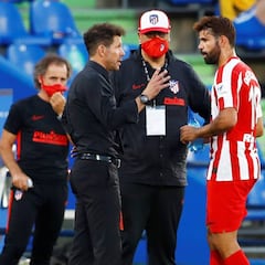 Simeone: "Costa y Morata están cerca de poder jugar juntos"