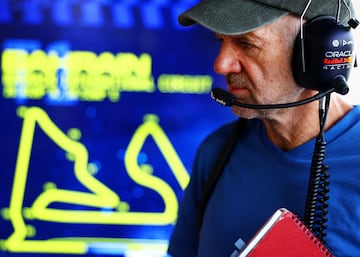 Adrian Newey,director técnico del equipo Red Bull Racing de Fórmula 1.