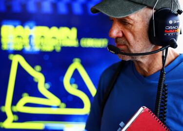 Adrian Newey,director técnico del equipo Red Bull Racing de Fórmula 1.