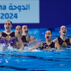 España mete al equipo en los Juegos aunque Andrea Fuentes le birla el podio