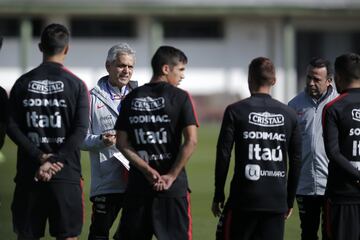 Santiago, 9 de abril de 2018
 Comienza el segundo "microciclo" de trabajo del tecnico Reinaldo Rueda, con jugadores del medio local.
Javier Torres/Photosport