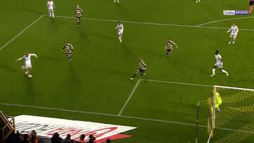 Tercera vez que festeja el defensor en lo que va de la temporada.