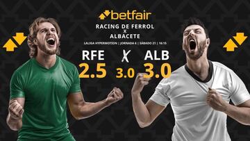Racing Club de Ferrol vs. Albacete Balompié: horario, dónde ver, pronósticos y clasificación