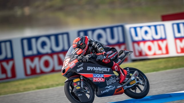 Almansa lidera un póquer español en Moto3