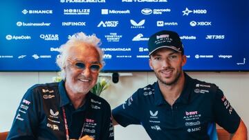 Flavio Briatore y Pierre Gasly (Alpine). Monza, Italia. F1 2025.