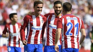 Griezmann, Carrasco y Gameiro, en el Calderón.