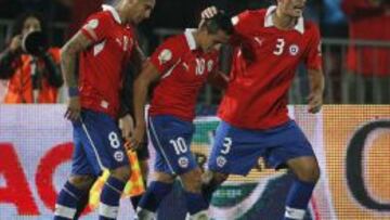 Alexis Sánchez se salió ante Irak.