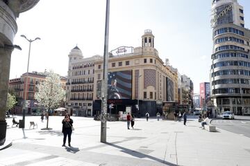 Madrid, vacío: las imágenes de cómo están sus calles