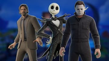 fortnite alan wake jack skellington michael myers