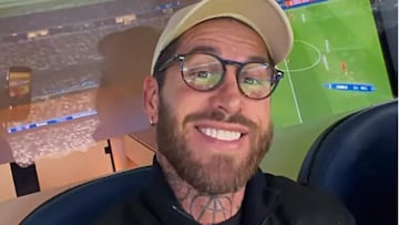 The former captain watched from the stands as Real Madrid beat Benfica to secure a place in Friday’s Round of 16 draw.