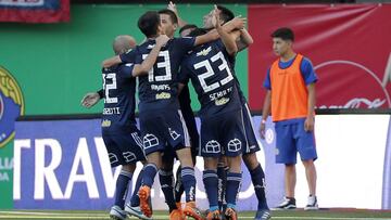 La U venció por 3 goles a 2 al Audax en La Florida.