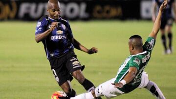 Anglo, en el partido ante Nacional, en la final de la Copa Libertadores.