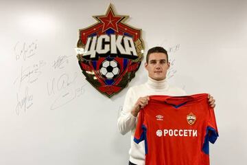 Ilya Shkurin en su presentaci&oacute;n con el CSKA Mosc&uacute;.