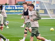 Thiago Fernández, con Foyth.