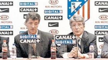 <b>NUEVO ORGANIGRAMA. </b>De izquierda a derecha, Emilio Gutiérrez, Jesús García Pitarch, Miguel Ángel Gil Marín, Enrique Cerezo, Clemente Villaverde, Julián Muñoz y José Mari Amorrortu durante el acto de presentación de ayer.