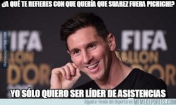 Los memes del penalti indirecto de Messi